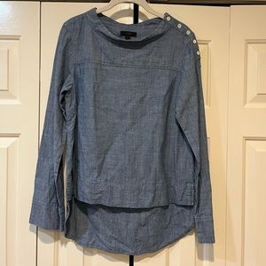 Chambray j.crew top